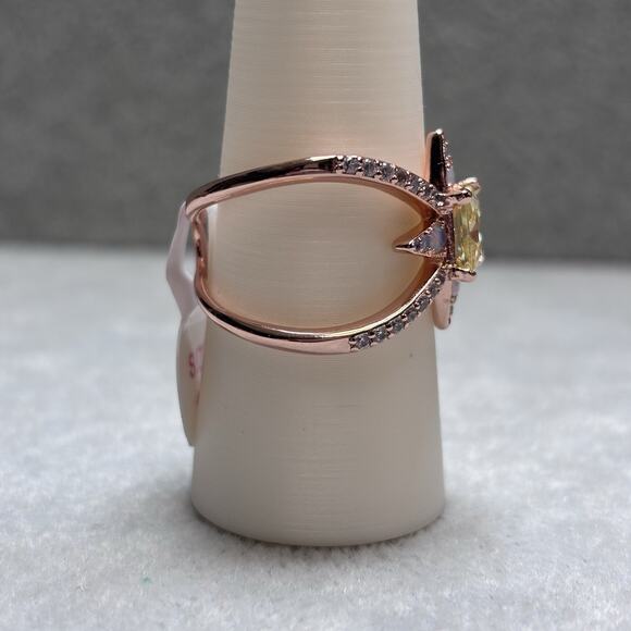Bomb Party Ring RBP8631 “Glamorous Stylista” Size 11 Lemon & Moonstone Rose Gold - Picture 4 of 4